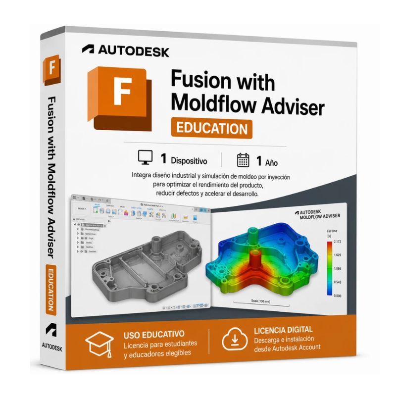Licencia Autodesk Fusion Moldflow Adviser 1 año