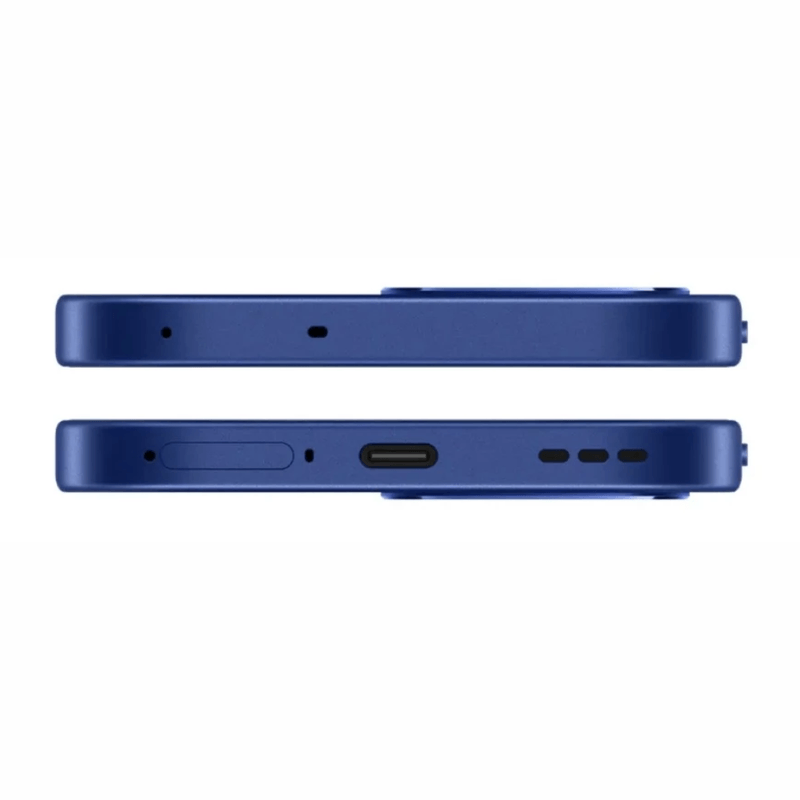Celular Oppo A6 Pro 256 GB 8 GB RAM 50 MP 5G azul laterales