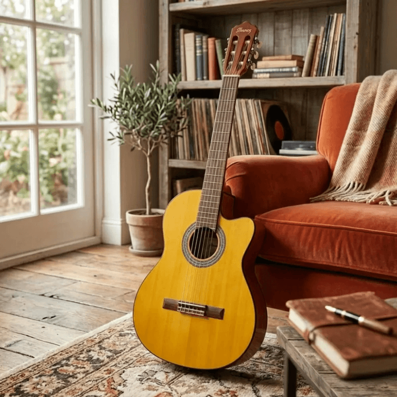 Guitarra Ibanez GA3ECE electroacústica 19 trastes amber