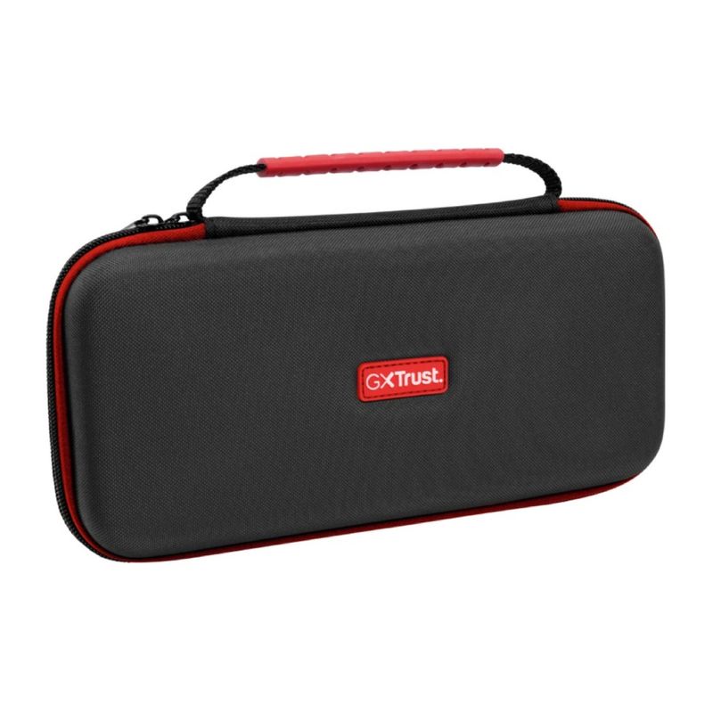 Estuche Trust GXT 1251 para Nintendo Switch 2 negro frontal oblicuo