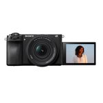 Cámara Sony ILCE-6700K APS-C 26MP 4K con lente 16-50mm II  negro frontal