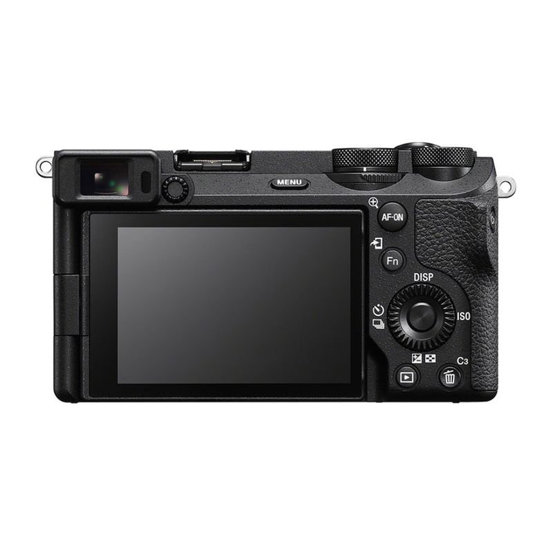 Cámara Sony ILCE-6700K APS-C 26MP 4K con lente 16-50mm II  negro dorsal