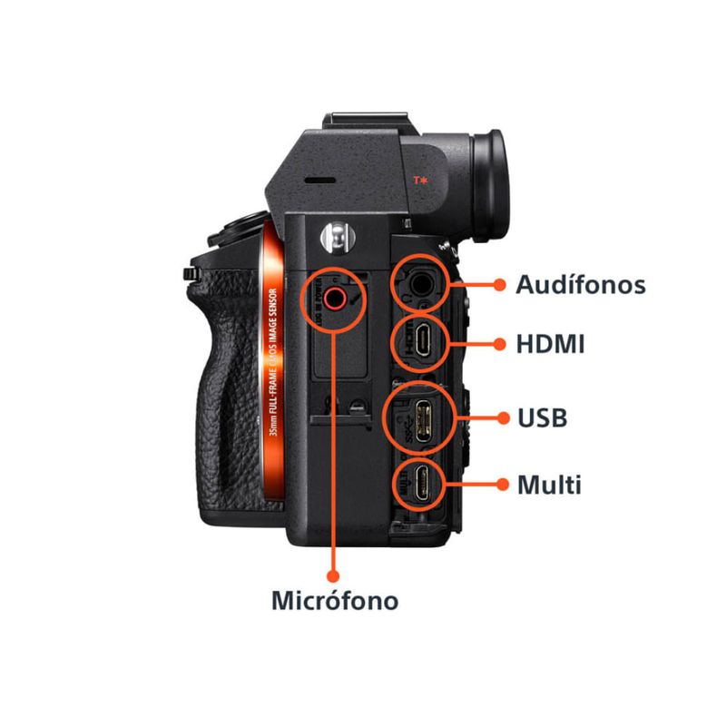 Cámara Sony Alpha ILCE-7M3M 24.2MP + lente 28-70mm II negro