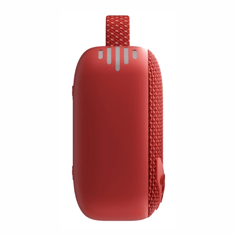 Parlante QCY SP2 5W Bluetooth 5.3 IP67 hasta 17 h rojo lateral