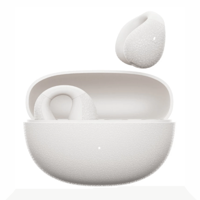 Audífonos QCY Crossky C10 open ear Bluetooth 5.4 blanco frontal