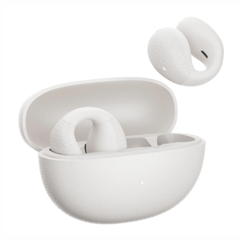 Audífonos QCY Crossky C10 open ear Bluetooth 5.4 blanco diseño open ear