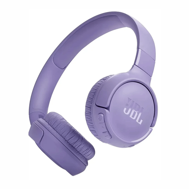 Audífonos JBL Tune 520BT on ear Bluetooth 5.3 57 h lila frontal