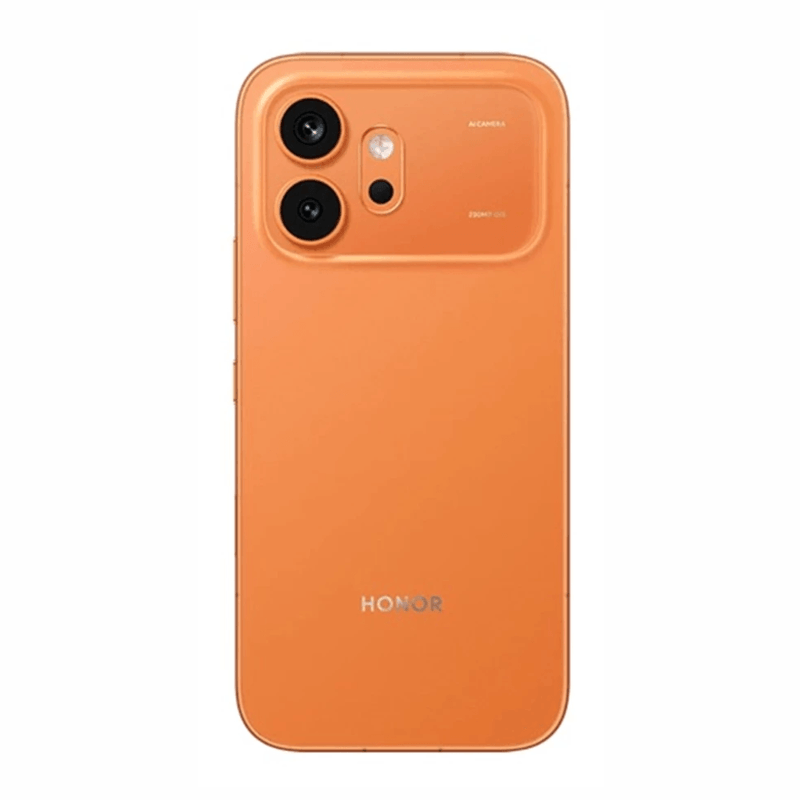 Celular Honor 600 5G 256 GB 8 GB RAM + Watch 2i naranja posterior