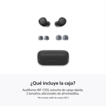 Audífonos Sony WF-C510 TWS Bluetooth 5.3 IPX4 22 h contenido de caja