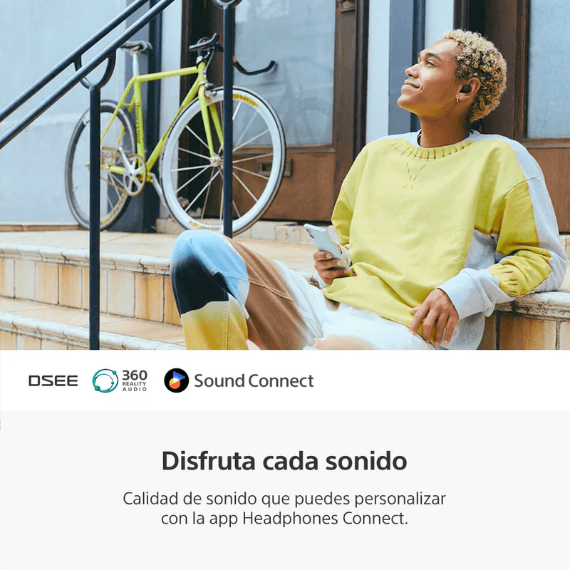 Audífonos Sony WF-C510 TWS Bluetooth 5.3 IPX4 22 h sonido envolvente