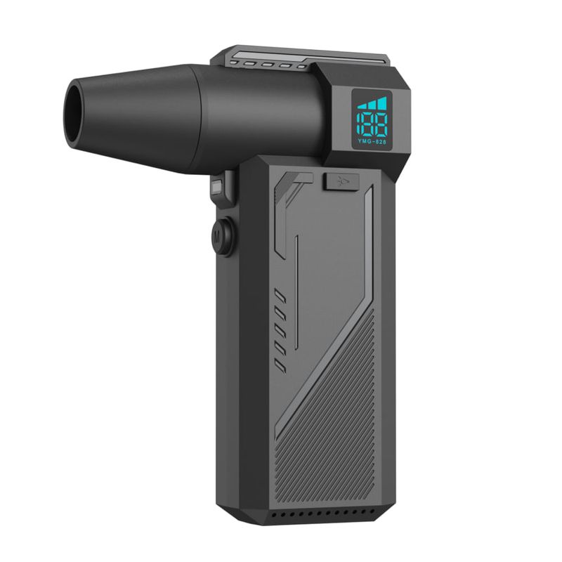 Soplador de aire portátil Teraware Q25 150W negro frontal lateral