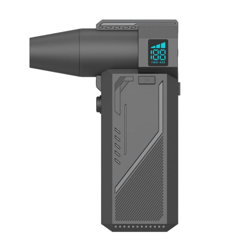 Soplador de aire portátil Teraware Q25 150W negro frontal lateral