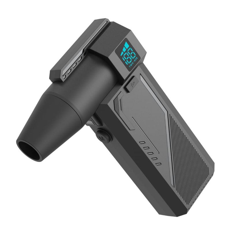 Soplador de aire portátil Teraware Q25 150W negro frontal lateral