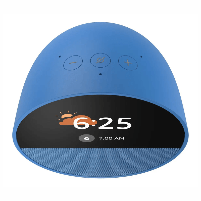 Amazon Echo Spot 2024 Alexa Bluetooth 5.0 Wi-Fi 5 azul Wi-Fi doble banda Amazon Echo Spot 2024 Alexa Bluetooth 5.0 Wi-Fi 5 azul controles superiores