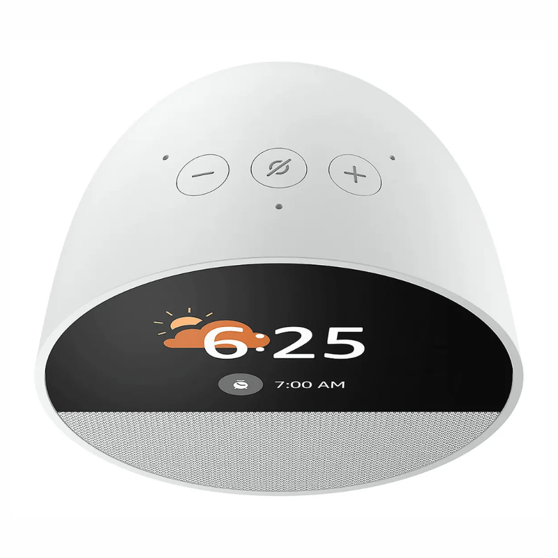 Amazon Echo Spot 2024 Alexa Bluetooth 5.0 Wi-Fi 5 blanco controles superiores