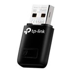 Mini adaptador USB TP-Link TL-WN823N 300 Mbps negro frontal oblicuo