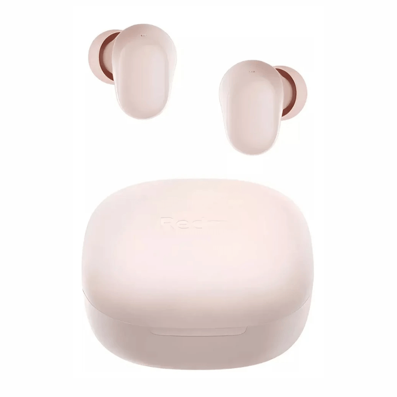 Audífonos Xiaomi Redmi Buds 6 Play BT 5.4 IPX4 rosa frontal