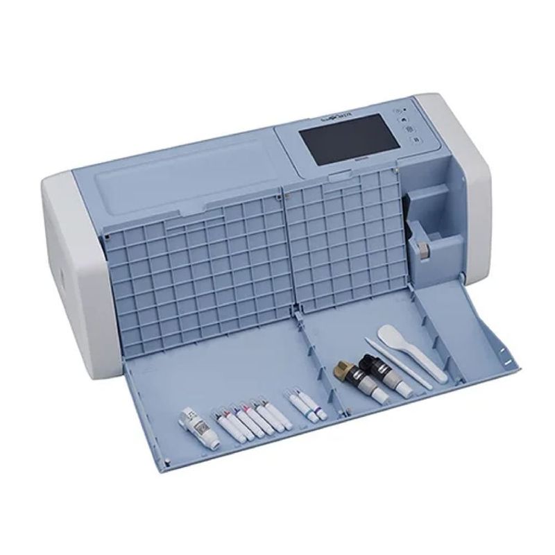Plotter Brother ScanNCut SDX225 con escáner y Wi-Fi dorsal oblicuo