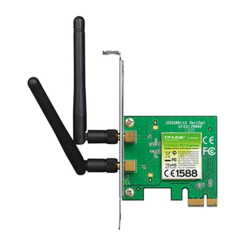 Adaptador PCI Express TP-Link TL-WN881ND 300 Mbps frontal