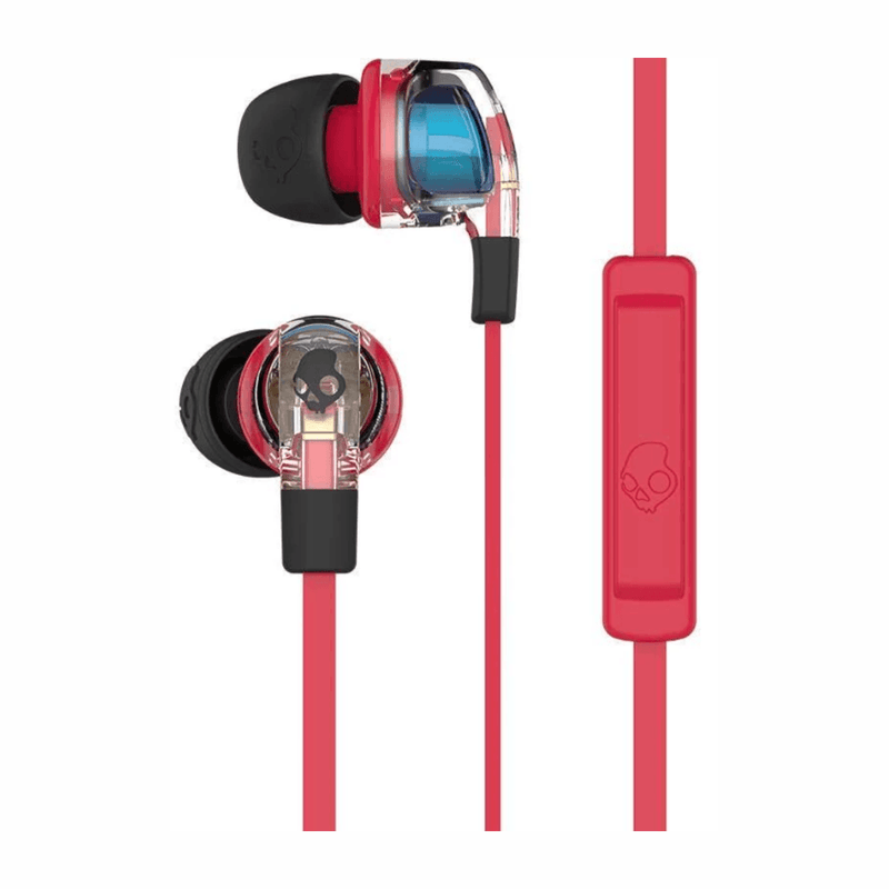 Audífonos Skullcandy Smokin Buds 2 3.5 mm azul con rojo micrófono integrado