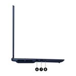 Laptop Dell Alienware Aurora 16" Core 7 RTX 5050 negro lateral