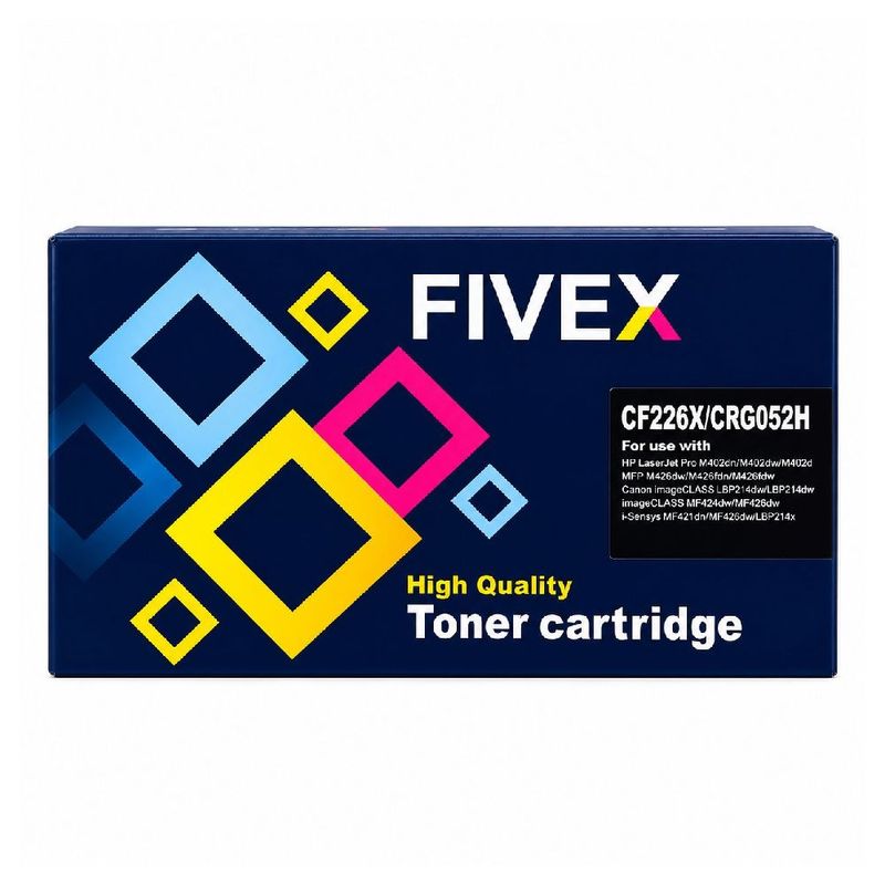 Tóner Fivex 26X CF226X negro para HP LaserJet