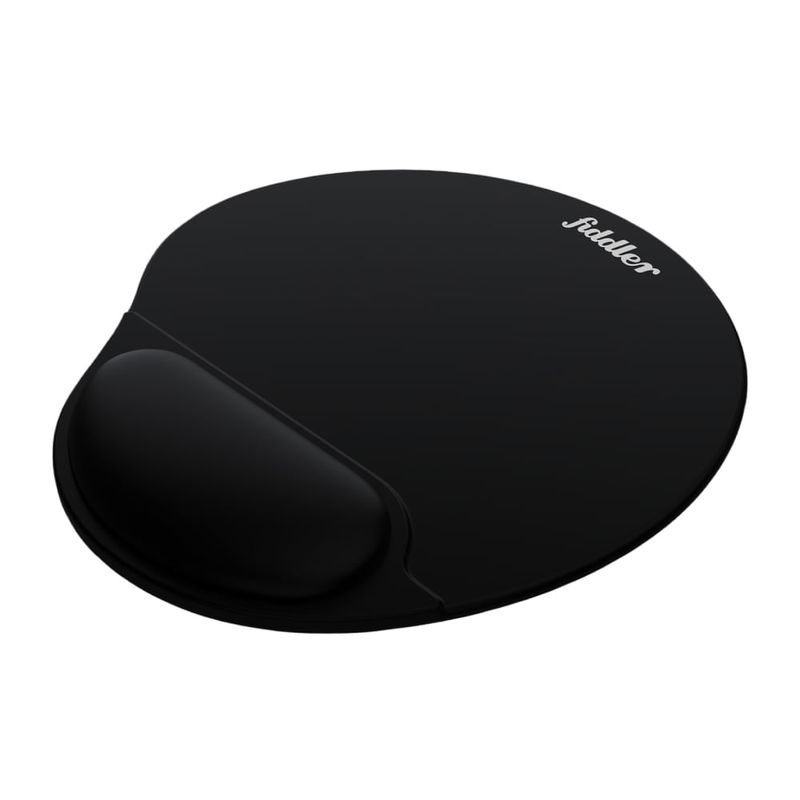 Mouse pad Fiddler FD-MP01 soporte gel negro frontal