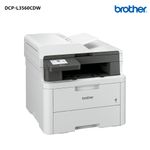 Impresora Brother DCP-L3560CDW LED con Wi-Fi frontal oblicuo