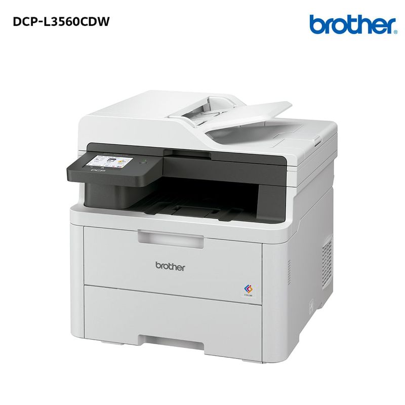 Impresora Brother DCP-L3560CDW LED con Wi-Fi oblicuo