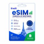 eSIM MIFI Europa con datos ilimitados por 7 días