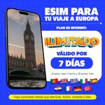 eSIM MIFI Europa con datos ilimitados por 7 días características