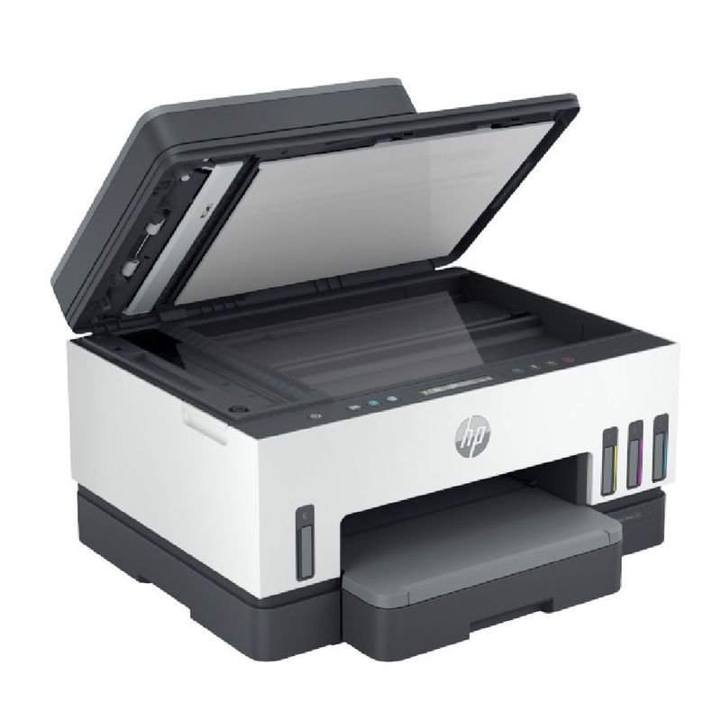 Impresora multifuncional HP Smart Tank 750 Wi-Fi frontal oblicuo