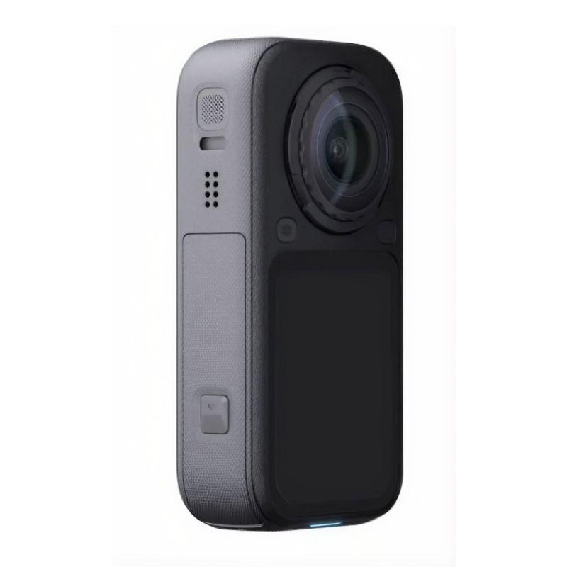 Cámara Insta360 X6 Essentials Bundle 8K 120MP negro frontal oblicuo