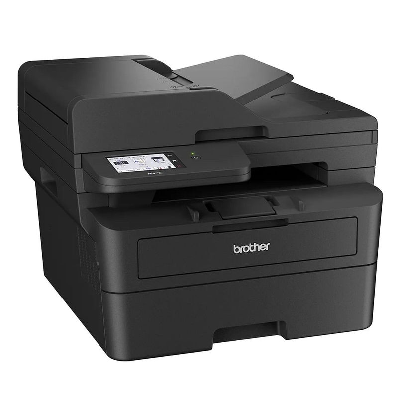 Impresora multifuncional Brother MFC-L2880DW láser monocromática, inalámbrica  frontal oblicuo