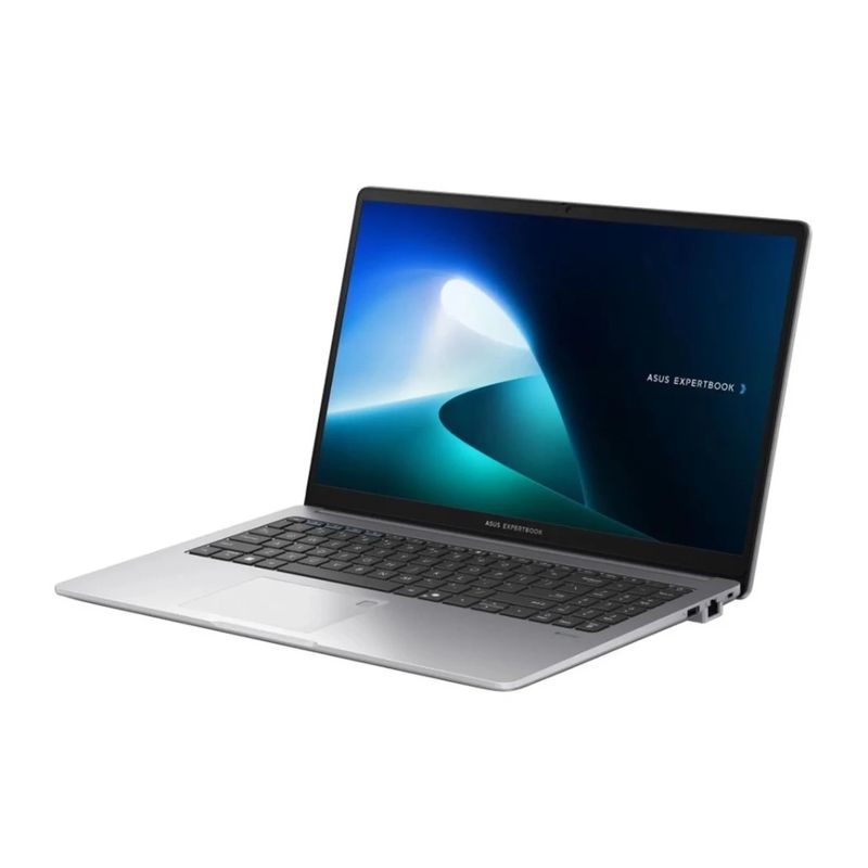 Laptop Asus PM1503CDA Ryzen 5 16GB 512GB gris frontal oblicuo
