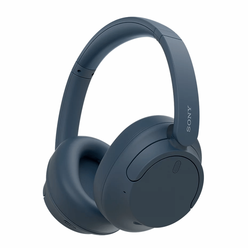 Audífonos Sony WH-CH720N over ear ANC Bluetooth 5.2 azul oblicuo