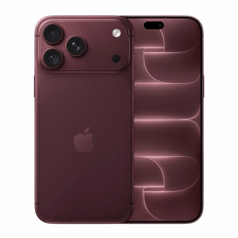 iPhone 18 Pro Max 256GB 12GB RAM 5G eSIM 6.9" burgundy frontal