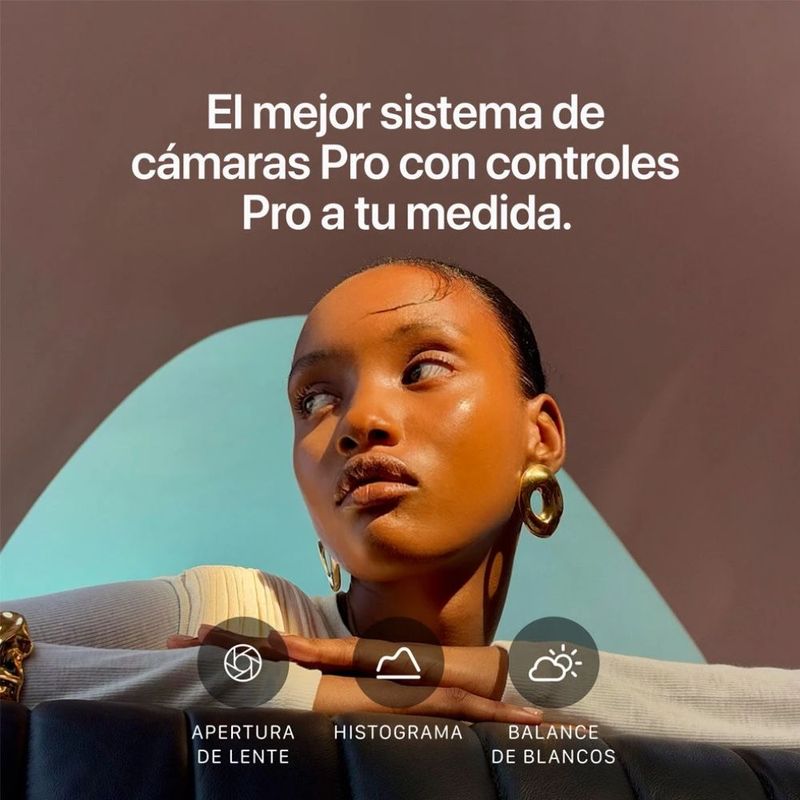 iPhone 18 Pro Max 256GB 12GB RAM 5G eSIM 6.9" negro cámaras