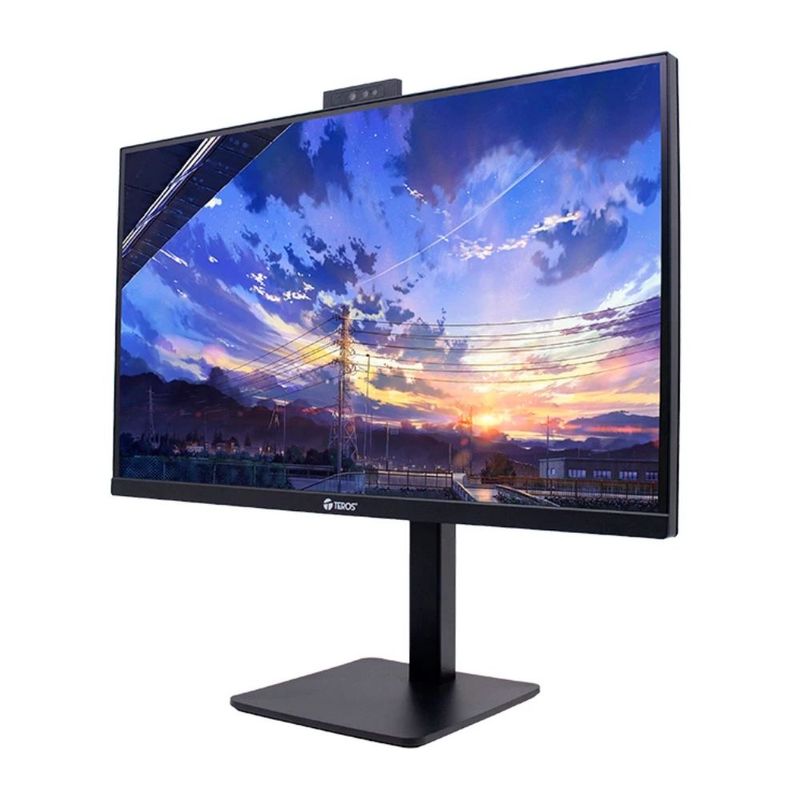 Monitor TEROS TE-2715CS 27" IPS QHD 100Hz 1ms HDMI negro oblicuo