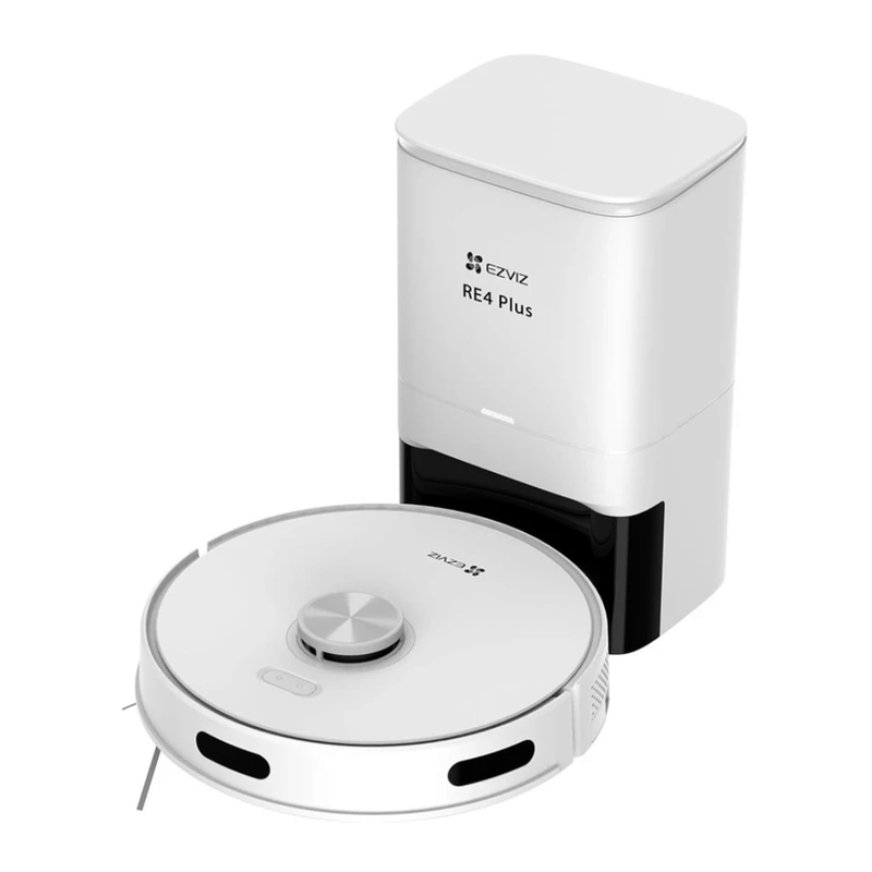 Aspiradora robot EZVIZ RE4 Plus 4000 Pa LiDAR blanco frontal