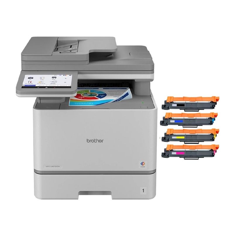 Impresora Brother MFC-L8970CDW láser a color frontal