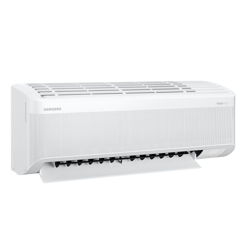 Aire acondicionado Samsung WindFree 12,000 BTU frontal oblicuo