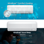 Aire acondicionado Samsung WindFree 12,000 BTU garantía