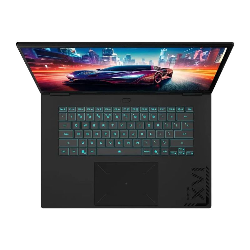 Laptop Gigabyte A16 Core i7 16GB RAM 1TB SSD RTX 5050 negro cenital