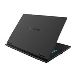 Laptop Gigabyte A16 Core i7 16GB RAM 1TB SSD RTX 5050 negro dorsal oblicuo