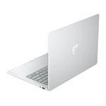 Laptop HP OmniBook 3 Core 5 8GB RAM 512GB SSD plata dorsal oblicuo