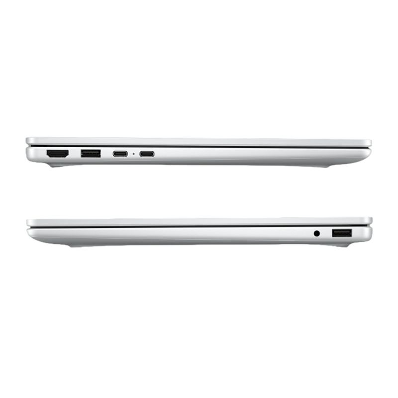 Laptop HP OmniBook 3 Core 5 8GB RAM 512GB SSD plata laterales