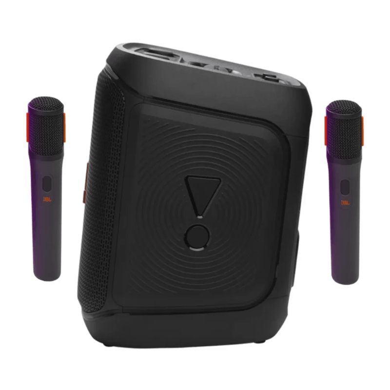Parlante JBL PartyBox Encore 2 Bluetooth 100W IPX4 negro 2 micrófonos inalámbricos