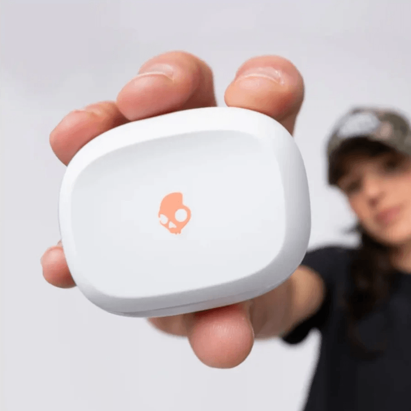 Audífonos Skullcandy Smokin Buds True Wireless IPX4 blanco estuche de carga