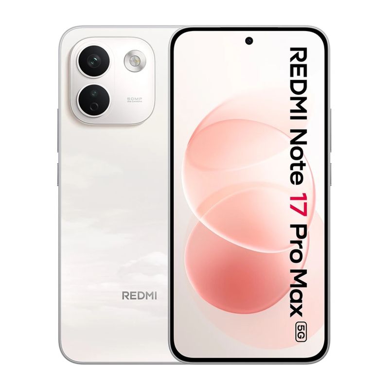 Xiaomi Redmi Note 17 Pro Max 5G 256GB 8GB Cloud Blush frontal y dorsal